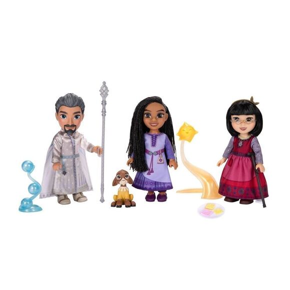 Disney’s Wish 6'' Asha, Dahlia & Magnifico Petite Doll Gift Set - SEE PHOTOS - Picture 2 of 5